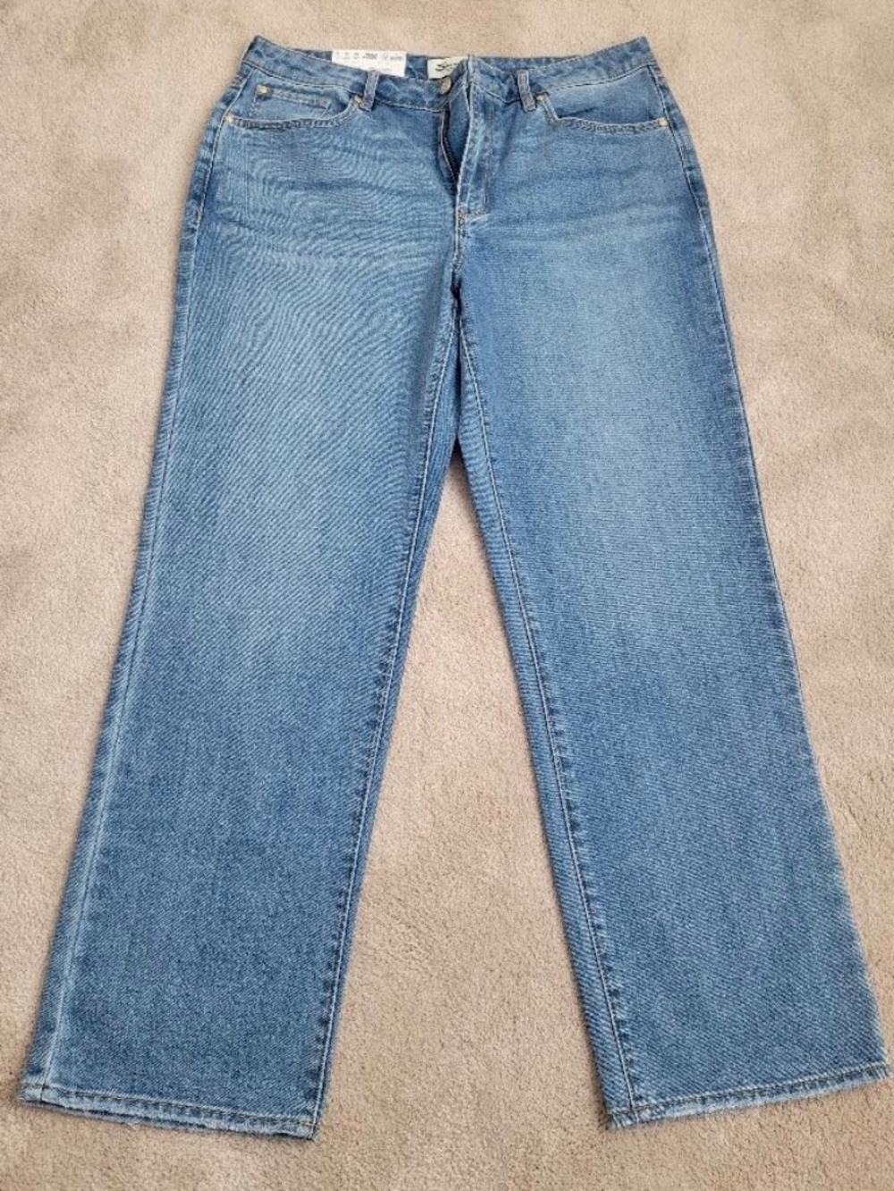 SEVEN 7 Women's Loose Straight Blue Jeans Size 10
